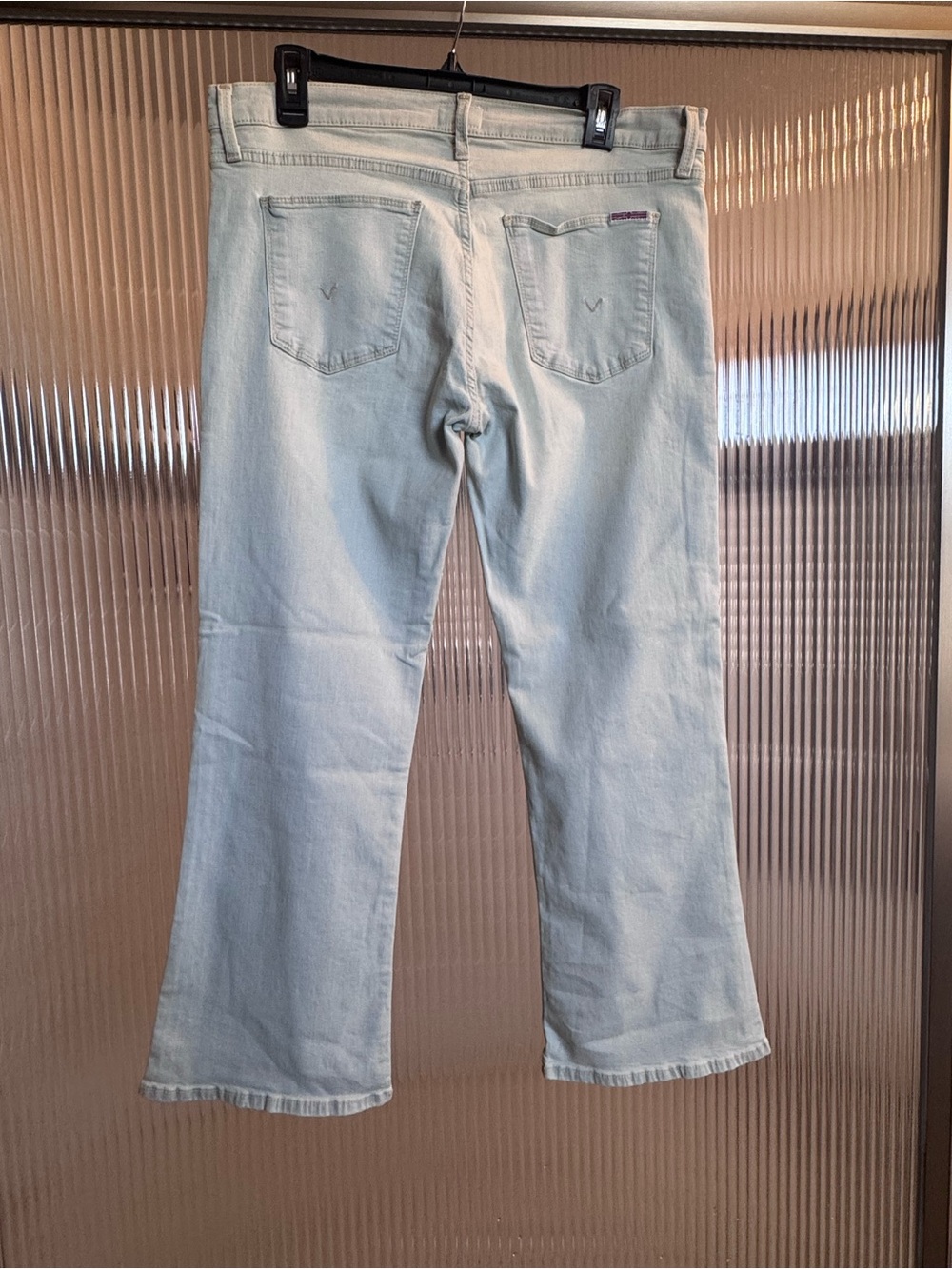 Hudson Jeans Light Blue Denim Pocket Detail Cropped size 30 stretchy